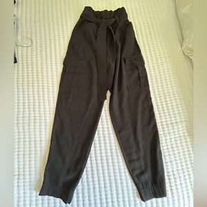 H&M Black Cargo Jogger Pants
